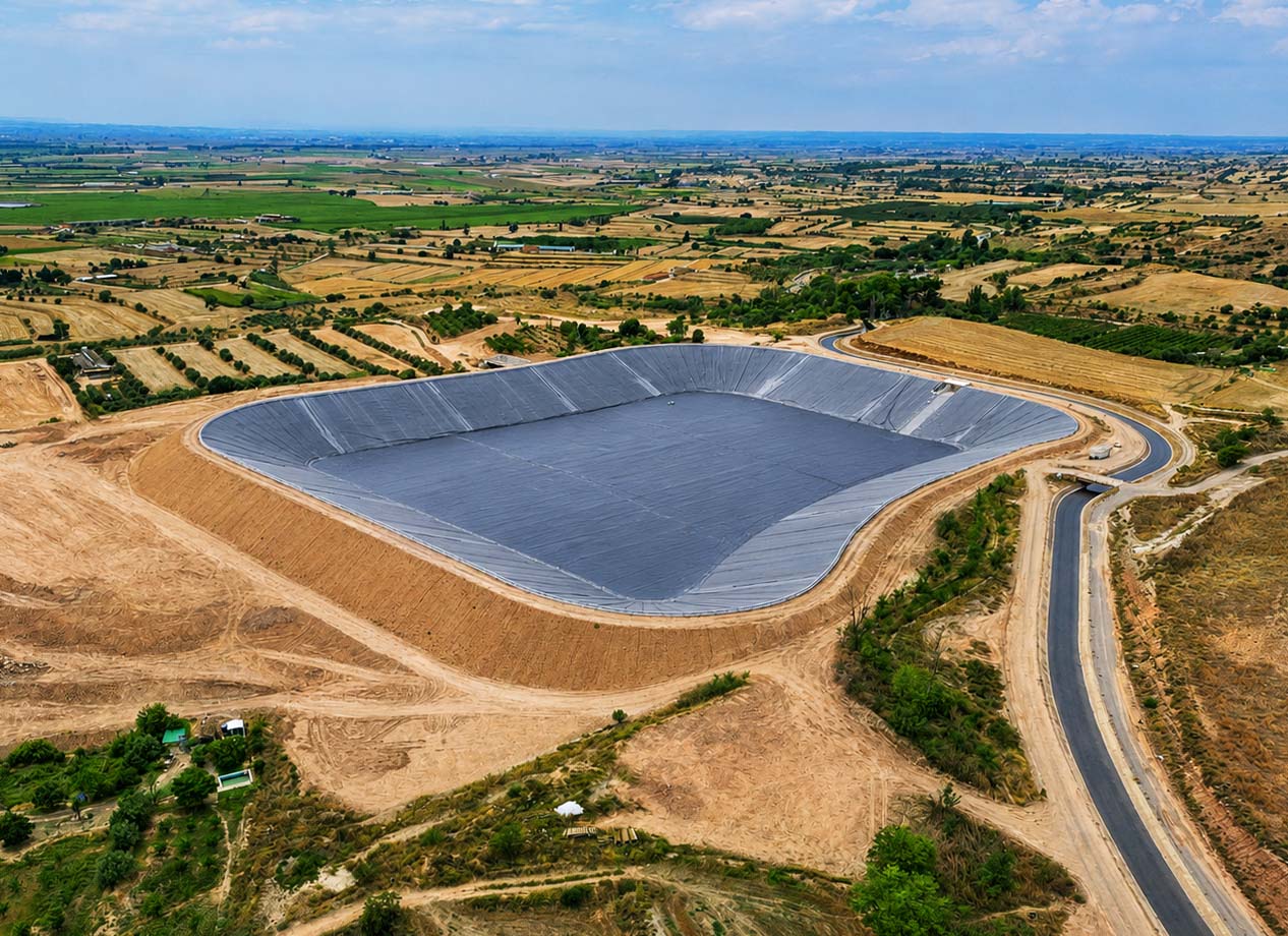 Canal de Urgel Balsa de riego de Castellserá